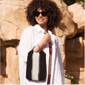 NWT Lade the Label The Gabby Macrame Bag (crochet)